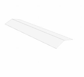 Ett enkelt vitt pappersflygplan visas mot en vanlig vit bakgrund, sett snett uppifrån och från sidan.